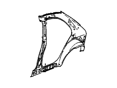 Cadillac 24441596 Inner Quarter Panel