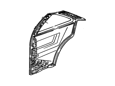 Buick 22586624 Quarter Trim Panel
