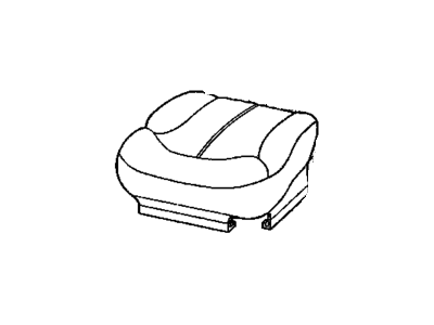 Chevy 88938878 COVER,DRIVER SEAT CUSHION(2ND DESIGN;HEATER NOT PART OF COVER;1ST DESIGN SEE 12475835)