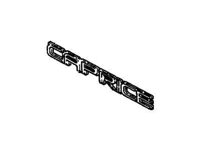 Chevy Caprice Emblem - 10135786