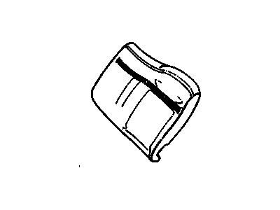 GM 22604966 Pad, Rear Seat Back 22604966 GM Pad, Rear Seat Back Illustration 1 of 1