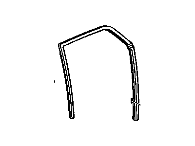 Pontiac 10411309 CHANNEL,REAR SIDE DOOR WINDOW
