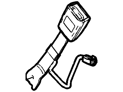 Buick 19300390 BELT KIT,PASSENGER SEAT (BUCKLE SIDE)(INCLUDES 8)(TITANIUM)