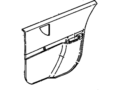 Chevy 22599922 Rear Door Trim