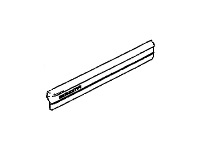 GMC 12389558 INSERT,FRONT SIDE DOOR LOWER MOLDING(SONOMA)