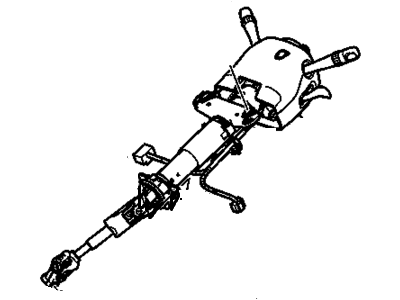 Chevy 15913856 COLUMN,STEERING(SEE GROUP 06.000 "STEERING COLUMN" FOR DETAILED ILLUSTRATED VIEW)(CASHMERE)