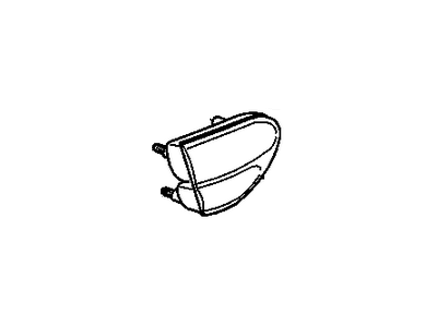 Oldsmobile 22652304 APPLIQUE,REAR COMPARTMENT LID(INCLUDES 5-10)(W/ BACK UP LAMP)