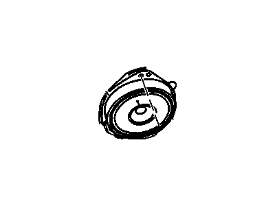 GM 13236020 Speaker, Radio Auxiliary Speakers, Front 13236020 GM Speaker, Radio Auxiliary Speakers, Front Illustration 1 of 1