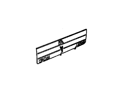 Pontiac 90244653 Molding Panel