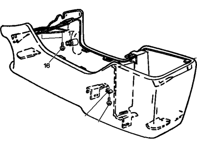 Pontiac 10405054 Console