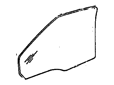 Buick 20749624 Door Glass