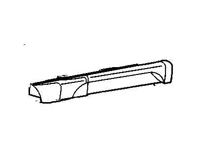 Chevy 89042834 COVER,REAR SEAT CUSHION(PEWTER)(CUSHION COVER REAR FACING IS CARPET)(FOR 1ST DESIGN SEE 89041428)