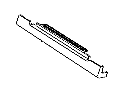 Cadillac 12480950 Rocker Molding