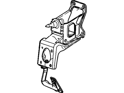 Chevy 15076431 BRACKET,BRAKE PEDAL
