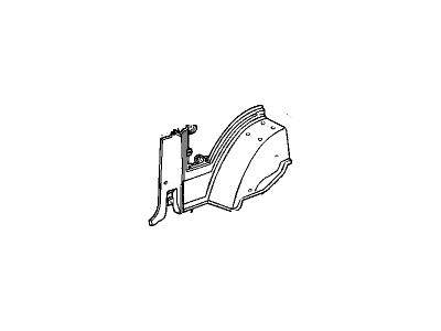 Chevy 15642461 Quarter Trim Panel
