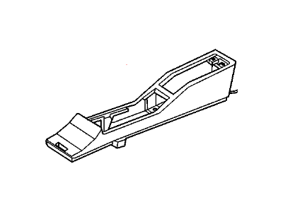 Oldsmobile 10217290 CONSOLE,FRONT FLOOR UPPER(GRAPHITE)