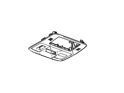 Chevy 92235691 CONSOLE,ROOF(INCLUDES 3,9-14)(BLACK)