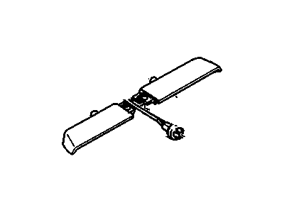 GMC 15036738 License Lamp Bracket