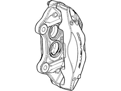 Cadillac 23465191 CALIPER,FRONT BRAKE(INCLUDES 10-12)