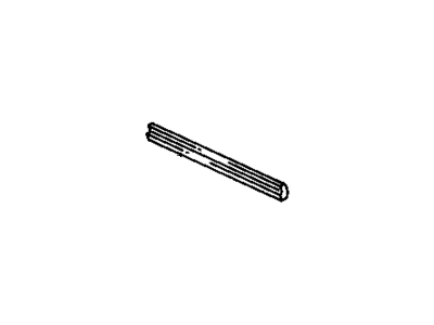 GM 20501800 Molding, Rear Passenger Side 20501800 GM Molding, Rear Passenger Side Illustration 1 of 1