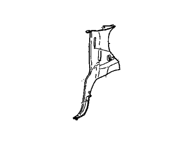 GMC 15045346 Rear Pillar Trim