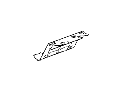 Chevy 23480908 INSULATOR,FLOOR PANEL REAR SEAT(WITH THE TRUNK TRIM DEADENER)