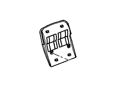 Cadillac 16812976 PANEL,DRIVER SEAT BACK FINISH(INCLUDES 21)(SHALE)(W/MAP POCKET)