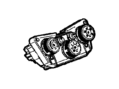 GM 95282240 Control, Rear Window Defogger GM 95282240 Control, Rear Window Defogger