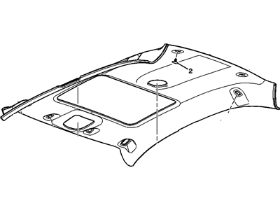 Pontiac 15838093 PANEL,HEADLINING TRIM(INCLUDES 30)(NEUTRAL)