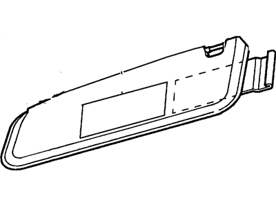 Chevy 15107027 Visor