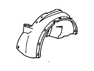 Oldsmobile Toronado Fender Splash Shield - 20727009