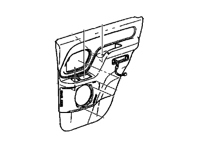 GM 15042854 Panel, Door Trim/Access GM 15042854 Panel, Door Trim/Access