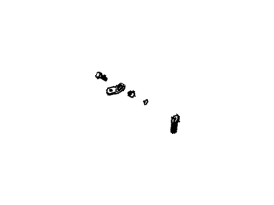25606690 GM Bracket Kit, Child Safety Seat Illustration 1 of 1