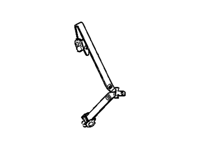 Cadillac 25763921 BELT,DRIVER SEAT(RETRACTOR SIDE)(INCLUDES 6,24)(SHALE)