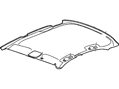 GM 88950008 Panel, Roof Headlining 88950008 GM Panel, Roof Headlining Illustration 1 of 1