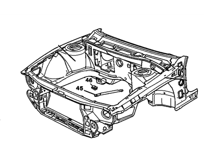 Buick 20722963 Wheelhouse Liner