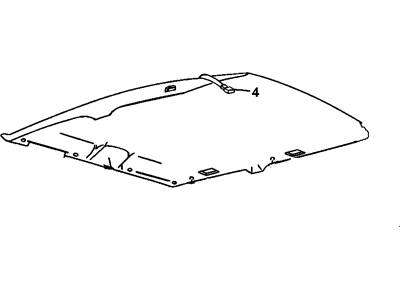 Cadillac 3546734 Headliner