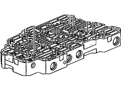 Chevy 19332235 BODY,CONTROL VALVE(SEE GROUP 04.000 "AUTOMATIC TRANSMISSION (MH8) 6T40 CONTROL VALVE BODY PART 2" FOR DETAILED ILLUSTRATED VIEW)(REMANUFACTURED-NOT FOR SALE WHERE IMPORTS ARE RESTRICTED)(INCLUDES CHANNEL PLATE AND CHANNEL PLATE SPACE PLATE ASM)