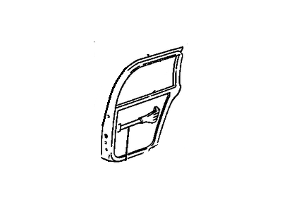 Oldsmobile 12362450 Door Shell