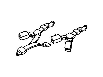 1998 Buick LeSabre Seat Belt - 12369322