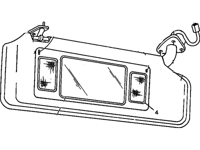 Buick Regal Sun Visor - 12453663