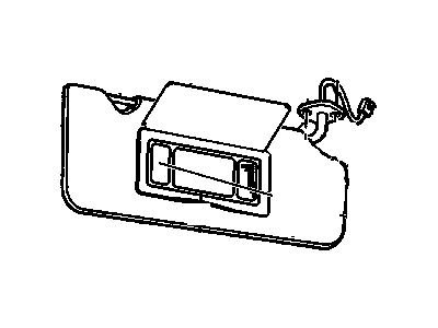 Chevy 10406773 Sunvisor