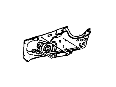 Cadillac 16634749 Window Regulator