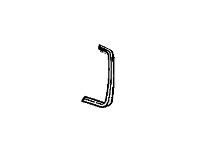 10148948 GM Reveal Molding, Black, Passenger Side Illustration 1 of 1