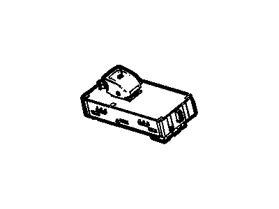 Cadillac 23488409 SWITCH,FRONT SIDE DOOR WINDOW(PART OF 24)(JET BLACK)(*KIT1)(LABELED 23488409, 23180794)