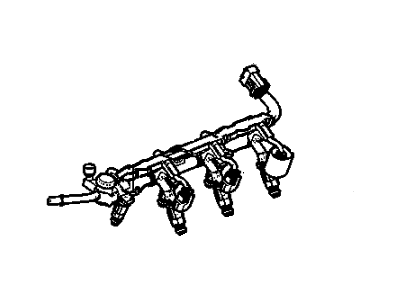GM 12614031 Rail, Fuel Injection 12614031 GM Rail, Fuel Injection Illustration 1 of 1