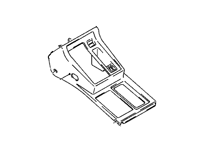 Chevy Tracker Center Console - 96068955