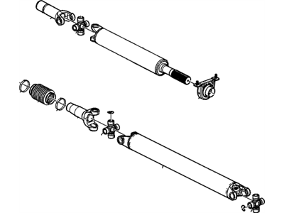 Chevy 15757017 SHAFT,FRONT & REAR PROPELLER(INCLUDES 2-11)