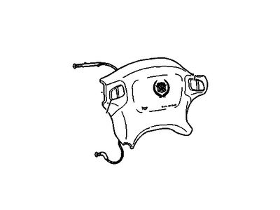 Cadillac 25734182 AIRBAG,STEERING WHEEL(OAK)