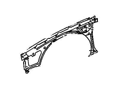 Chevy 12522388 Inner Fender